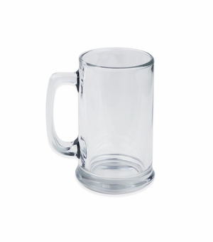 15 OUNCE PLAIN GLASS BEER MUG