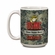 15 OUNCE U.S. MARINE CORPS NAME & RANK PERSONALIZATION WHITE CERAMIC MUG