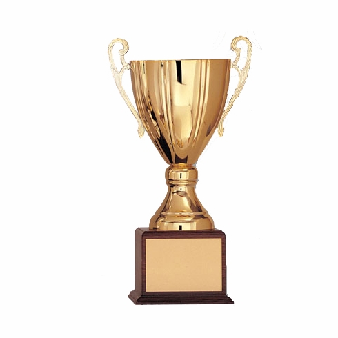 16-1/2 INCH SAVOIA SERIES TROPHY WITH 12 INCH GOLD METAL CUP