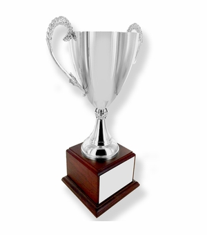 16-1/4 INCH ITALIAN SILVER PLATED TROPHY CUP