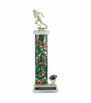 16, 17, 18 INCH ONE COLUMN SPORTS TROPHY WITH TRIM