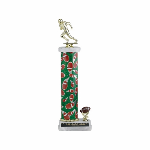 16, 17, 18 INCH ONE COLUMN SPORTS TROPHY WITH TRIM