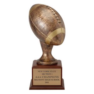 16 INCH RESIN FOOTBAL TROPHY