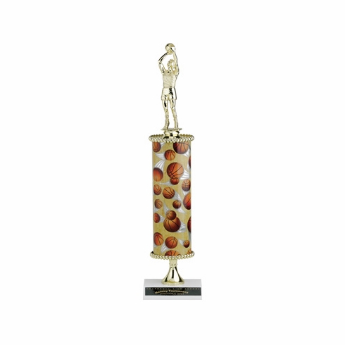 17, 18, 19 INCH SPORT COLUMN TROPHY TAKES FIGURE