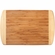 17-3/4 X 11-3/4 INCH LARGE GENUINE BAMBOO TWO TONE CUTTING BOARD