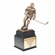 18 INCH ELECTROPLATED BRONZE HOCKEY FIGURE TROPHY