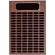 18 x 24 INCH WALNUT FINISH PERPETUAL PLAQUE WITH BLACK AND GOLD HEADER PLATE-102 NAME PLATES