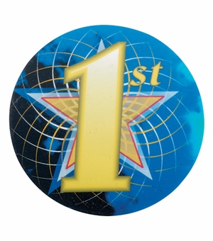 2 Inch in Diameter Round 1st Place Mylar Insert