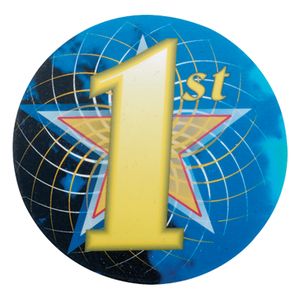 2 Inch in Diameter Round 1st Place Mylar Insert