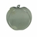 2-1/2 INCH APPLE SHAPED SILVER MEDAL FRAME, HOLDS 2 INCH INSERT