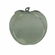 2-1/2 INCH APPLE SHAPED SILVER MEDAL FRAME, HOLDS 2 INCH INSERT