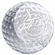 2-1/2 INCH OPTICAL CRYSTAL GOLF BALL PAPERWEIGHT AWARD