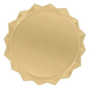2-1/2 STARBURST FRAME HOLDS 2 INCH MEDALLION