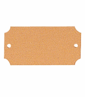 2-1/2 X 1-1/4 Inch Brass Plate