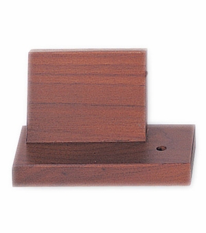2-1/2 X 5-1/2 WALNUT BASE