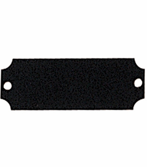 2-1/2 X 7/8 Inch Black Brass Plate