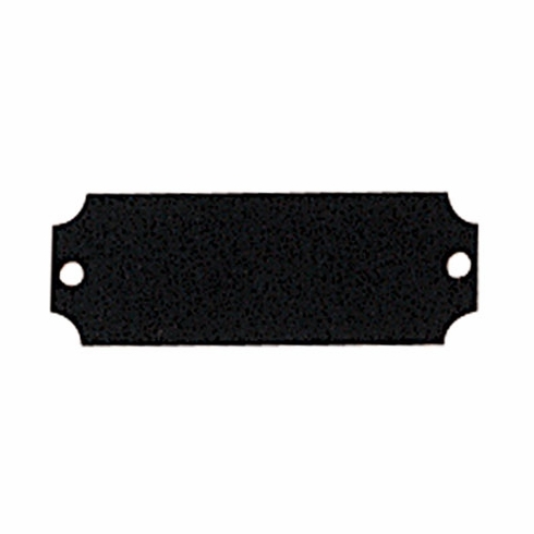 2-1/2 X 7/8 BLACK BRASS PLATE