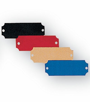 2-1/2 X 7/8 Inch Aluminum Plate in Blue