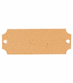 2-1/2 X 7/8 Inch Brass Plate for Engraving