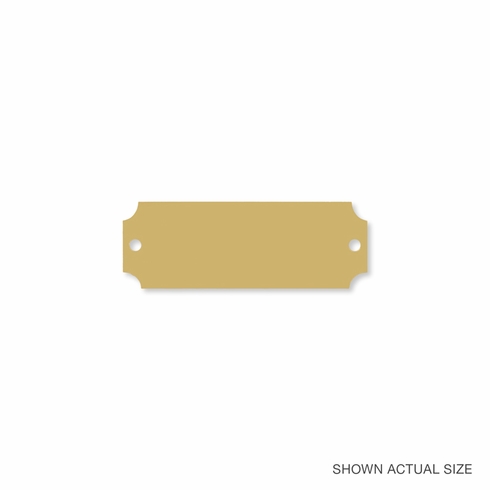 2-1/2 X 7/8 GOLD ALUMINUM