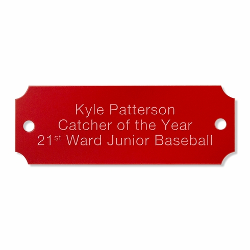 2-1/2 X 7/8 RED ALUMINUM