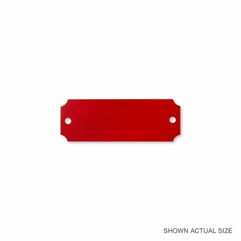 2-1/2 X 7/8 RED ALUMINUM