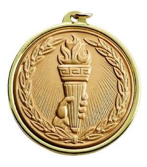 2-1/4 INCH ACHIEVEMENT MEDAL, MULTIPLE COLORS