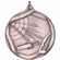 2-1/4 Inch 3D Die-Cast Archery Medal in Antique Brass, Silver, or Bronze