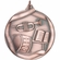 2-1/4 Inch 3D Die-Cast Band Themed Medal in Antique Brass, Silver, or Bronze