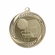 2-1/4 INCH BASKETBALL MEDAL IN ANTIQUED GOLD, SILVER, OR BRONZE FINISH WITH LAUREL WREATH BORDER HOLDS 2 INCH INSERT ON BACK
