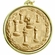 2-1/4 INCH CHESS MEDAL, MULTIPLE COLORS