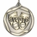 2-1/4 Inch 3D Die-Cast Drama Themed Medal in Antique Brass, Silver, or Bronze