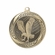 2-1/4 Inch Eagle Themed Medal in Antique Gold with Insert
