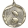 2-1/4 Inch 3D Die-Cast Football Themed Sports Medal in Antique Brass, Silver, or Bronze