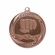 2-1/4 Inch Karate Medal in Antique Gold, Silver, or Bronze with Insert