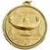 2-1/4 INCH LAMP OF LEARNING MEDAL, MULTIPLE COLORS