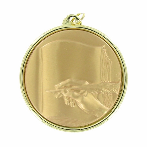 2-1/4 INCH LITERATURE MEDAL, MULTIPLE COLORS