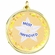2-1/4 Inch in Diameter Round Most Improved Medal with Mylar Detailing and Customizable Back