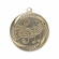 2-1/4 Inch Music Themed Medal in Antique Gold, Silver, or Bronze with Insert