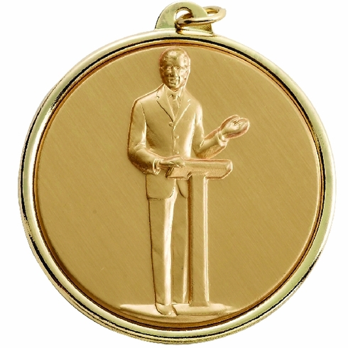2-1/4 INCH PUBLIC SPEAKER MEDAL