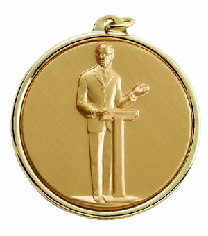 2-1/4 INCH PUBLIC SPEAKER MEDAL