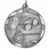2-1/4 Inch 3D Die-Cast Swimming Themed Sports Medal in Antique Brass, Silver, or Bronze
