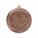 2-1/4 Inch Swimming Medal in Antique Gold, Silver, or Bronze with Insert