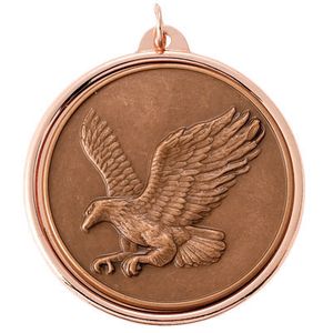 2-3/16 INCH MEDAL FRAME, EAGLE MEDALLION - MULTIPLE COLORS