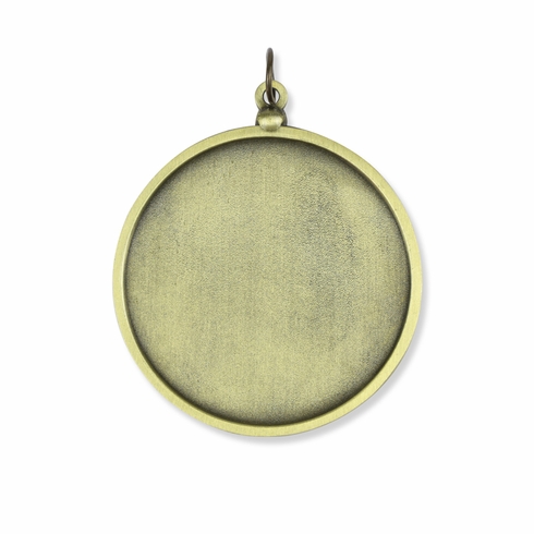 2-3/16 INCH MEDAL FRAME HOLDS 2 INCH INSERT  - MULTIPLE COLORS