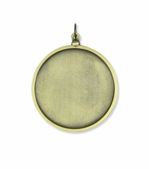 2-3/16 INCH MEDAL FRAME HOLDS 2 INCH INSERT  - MULTIPLE COLORS