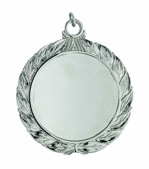 2-3/4 DIE CAST BIRGHT FINISH MEDAL HOLDS 2 INCH INSERT - MULTIPLE COLORS