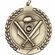 2-3/4 Inch Baseball Medal 3- Dimensional Die Cast Satin in Antique Brass, Pewter or Bronze Finish