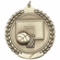 2-3/4 Inch Basketball Medal 3- Dimensional Die Cast Satin in Antique Brass, Pewter or Bronze Finish