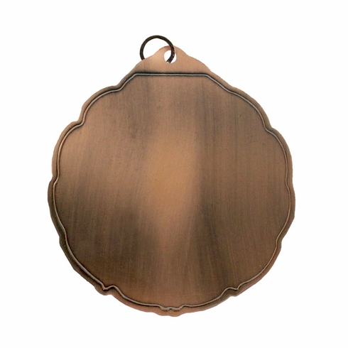 2-3/4 INCH DIE CAST BRONZE MEDAL HOLDS 2 INCH INSERT